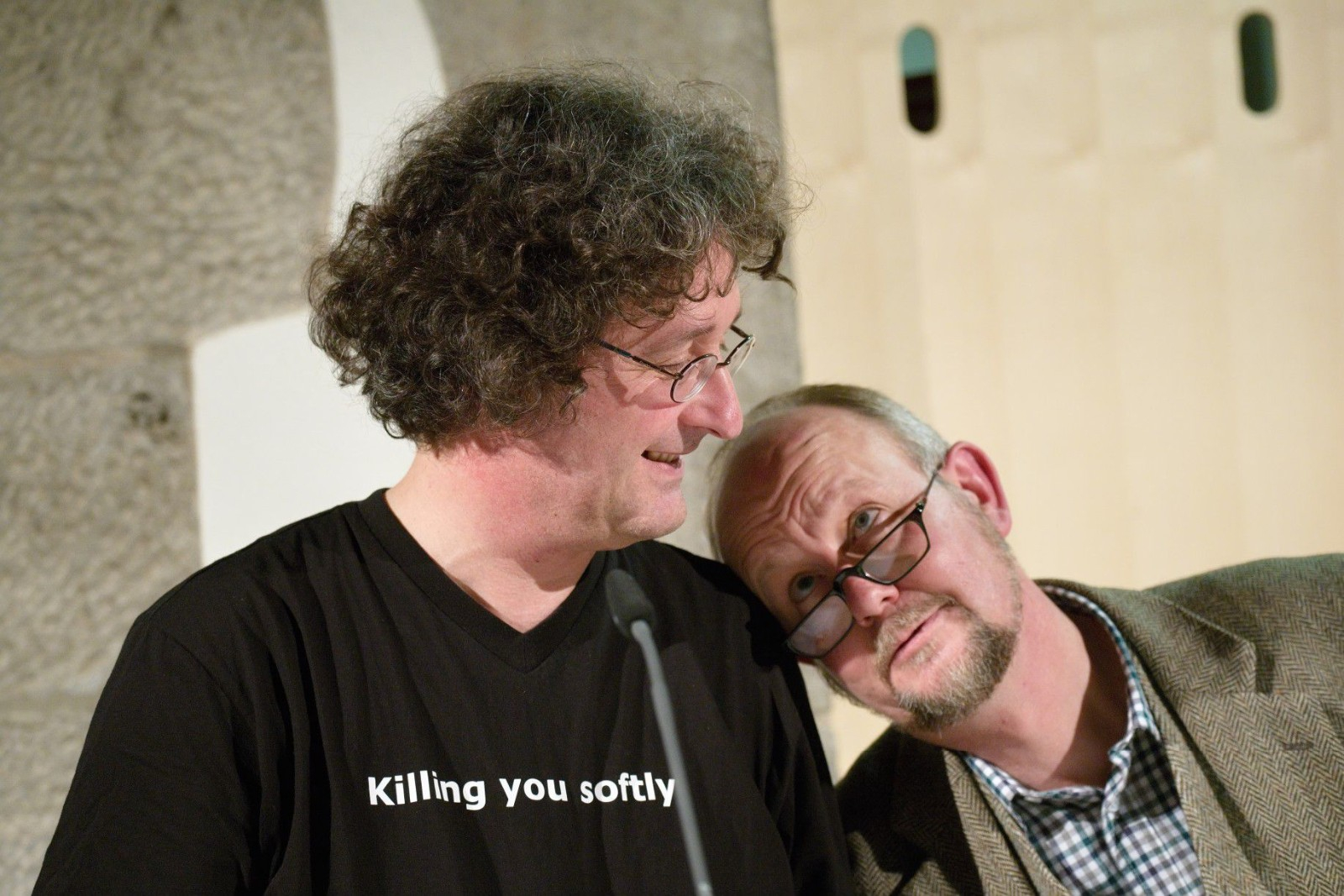 vl_Peter Godazgar_Ralf Kramp_Krimiautoren des Syndikats2 (c) Michael Deutsch